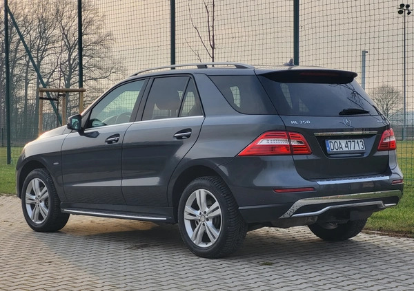 Mercedes-Benz ML cena 93500 przebieg: 53800, rok produkcji 2012 z Blachownia małe 407